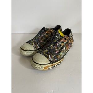 Ed Hardy Slip On Graphic Sneakers Women’s Size 8